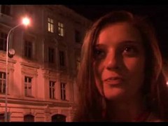 Lingerie Mania presents: Hot european girl fucking outdoors for cash