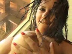FreeKiloPorn presents: Seductive girl with big tits models lustily