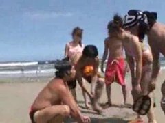 KiloGirls presents: Beach wrestling with hot chicks