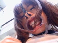 RelaXXX presents: Subtitled weird japanese face destruction shaved schoolgirl
